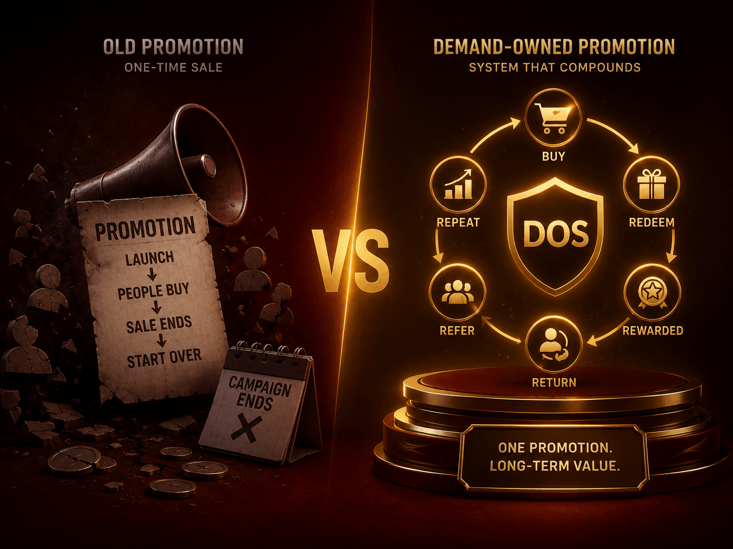 Old promotion versus demand-owned promotion
